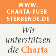 Wir unterstützen die Charte für Sterbende